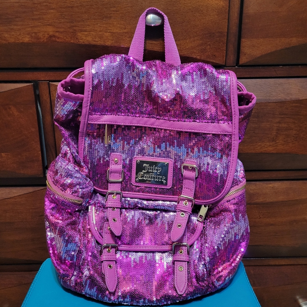 Juicy Couture Pink Sparkly Backpack